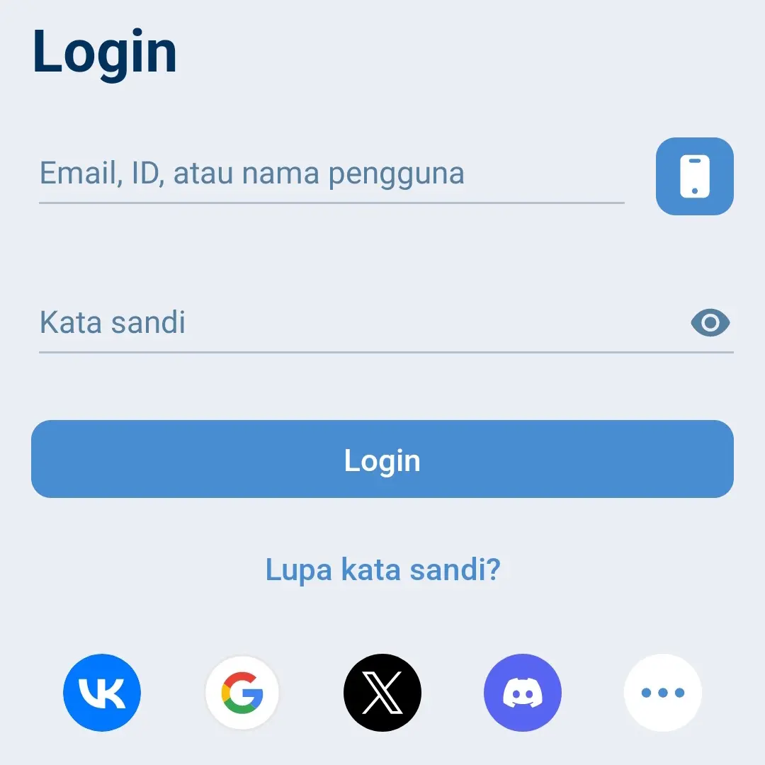 Set up biometric login
