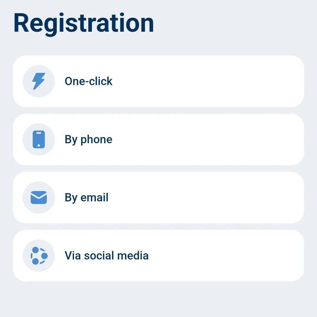 Set up biometric login